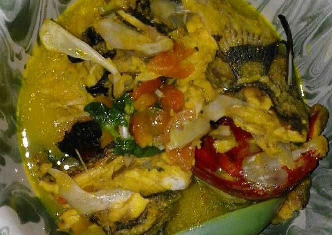 Resep gulai  kepala ikan  kakap tanpa  santan  oleh umma 