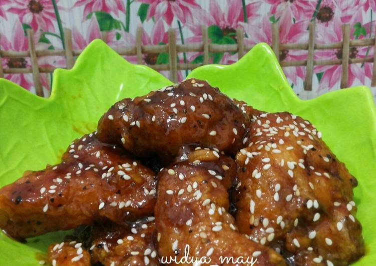 gambar untuk resep Ayam Crispy Saus Madu Lada Hitam