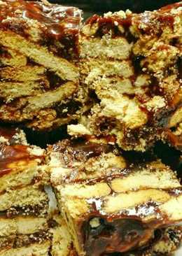 Kek Batik (No bake chocolate cake)