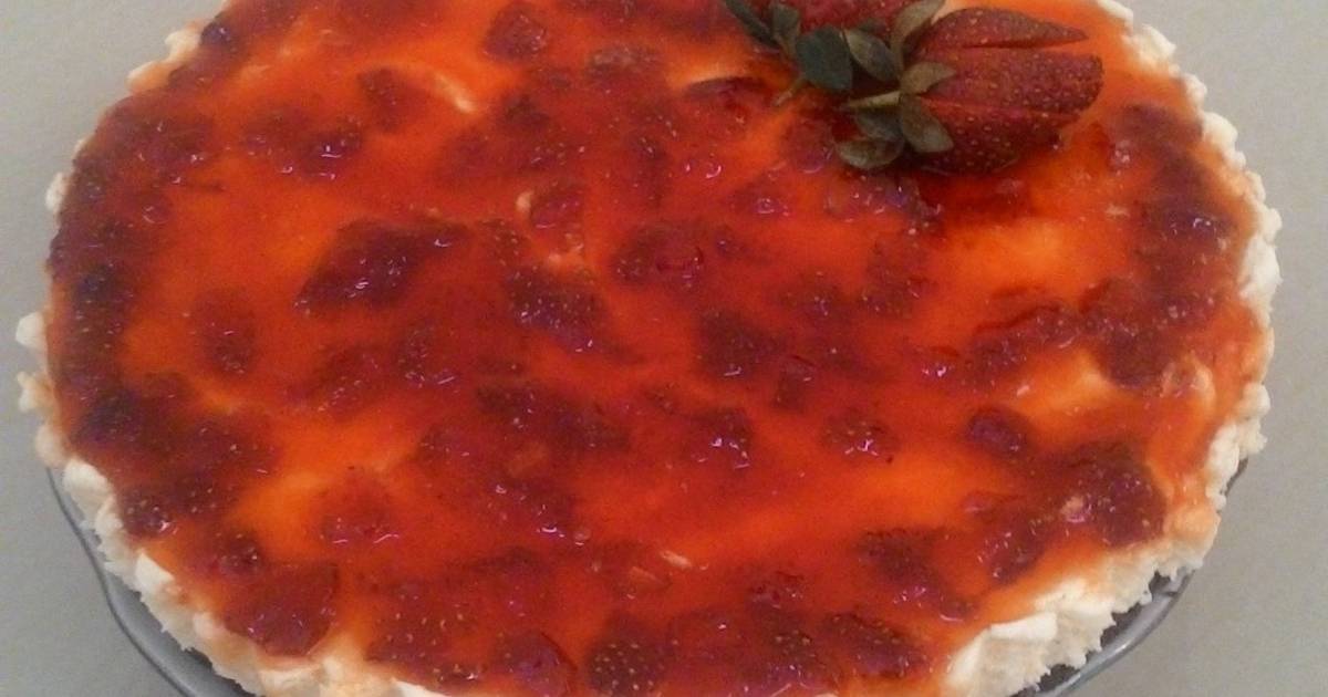 Resep Unbaked strawberry cheesecake