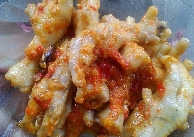 resep makanan Cakar ayam pedas ala anak sekolah