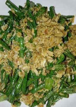 Sayur kacang panjang spesial ebi