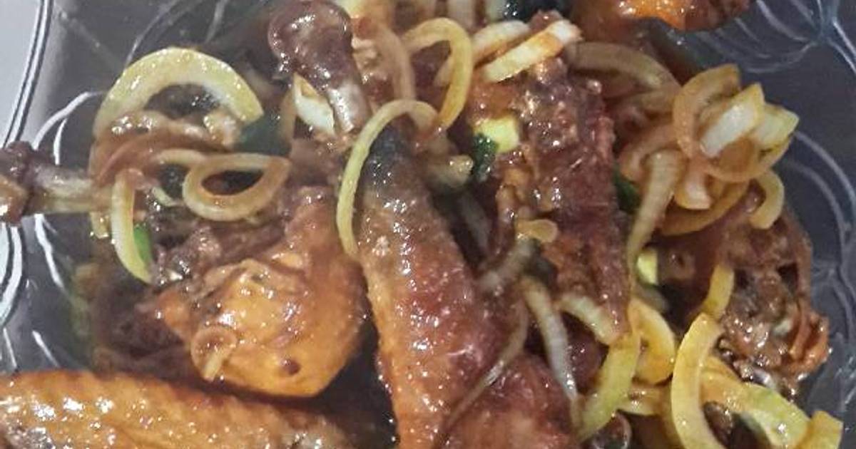 Resep Ayam Kampung bumbu kecap ala Cicilia Titin Dwiningsih