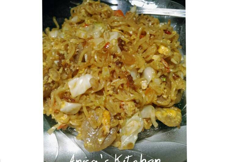 resep masakan ??Indomie goreng 'nyemek'??