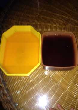 Agar Nutrijell jeruk dan anggur ala edel