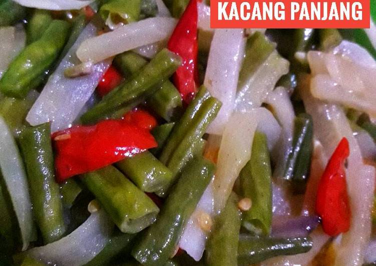 bahan dan cara membuat Tumis Labu Siam & Kacang Panjang