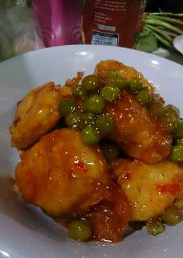 Perkedel Tahu asam manis