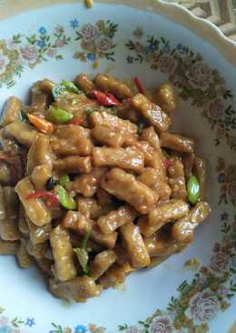 Tempe crispy pete balado