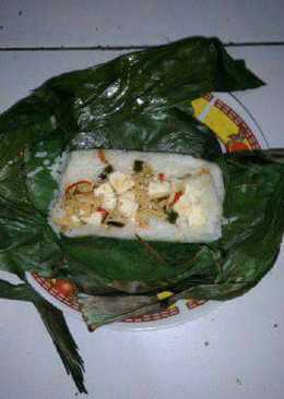 Nasi bakar isi teri