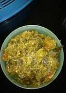 Sambal ijo pelengkap ayam gulai