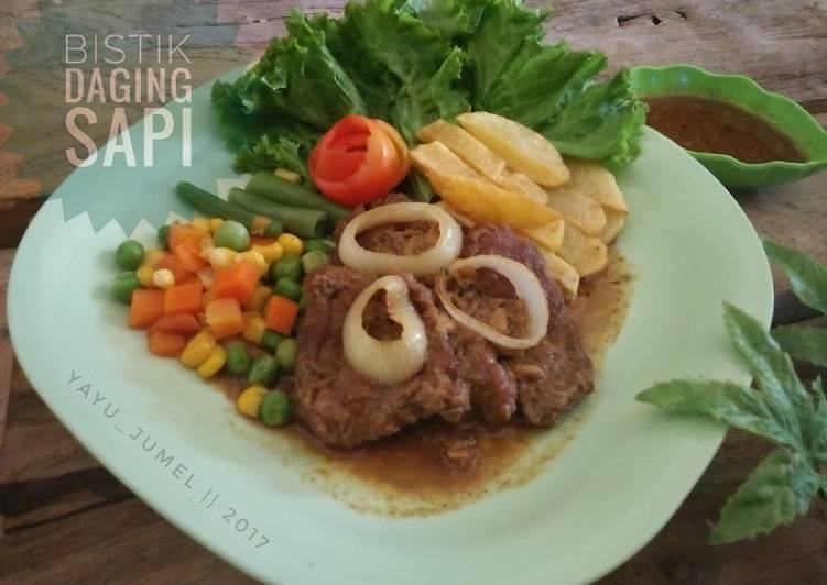 resep lengkap untuk Bistik Daging Sapi #KitaBerbagi