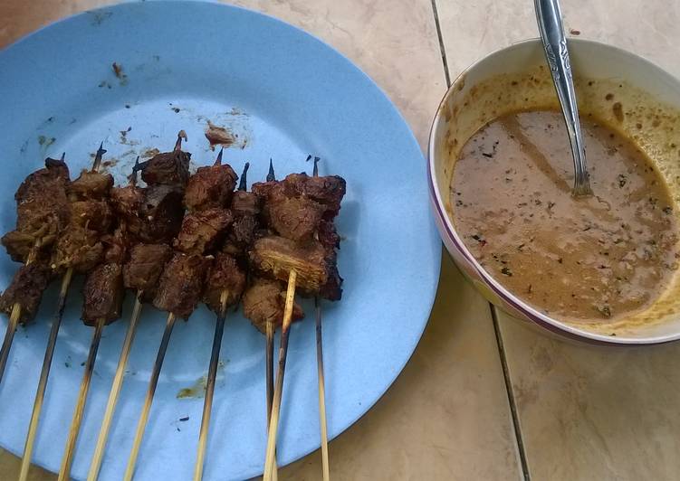 gambar untuk resep makanan Sate daging sapi #kitaberbagi