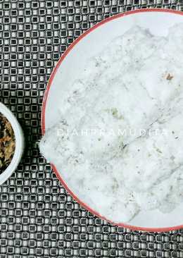 Putu Ketan Putih (Khas Kota Palu)