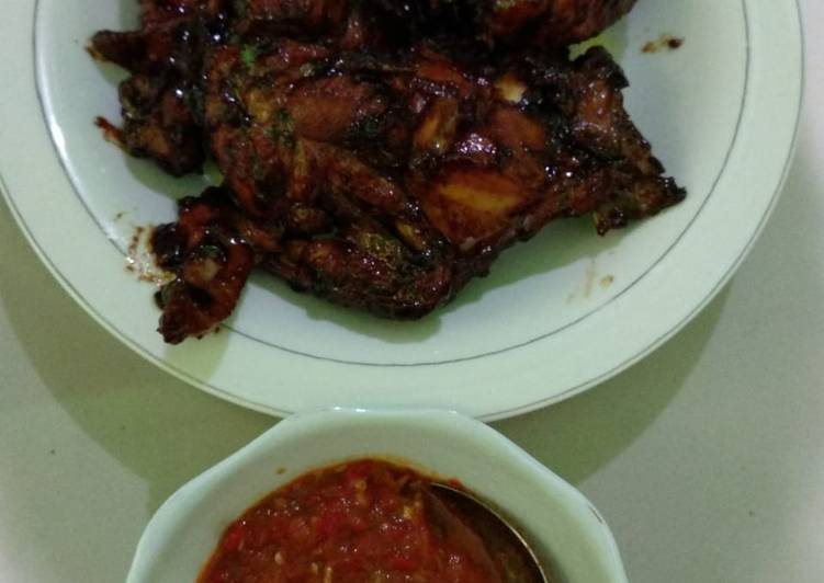 cara membuat Ayam bakar teflon