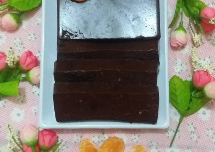 resep lengkap untuk Brownies nutrijell