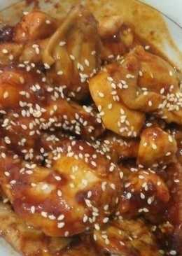 Hot Spicy Baked Chicken Wings