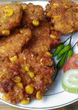 Bakwan Ojay (oncom dan jagung yummy)
