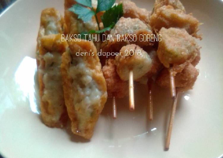 Bakso tahu dan bakso goreng #RabuBaru#BikinRamadhanBerkesan