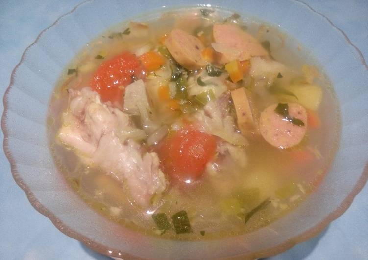 Resep Sayur Sop Sosis Baso Oleh muhlisin