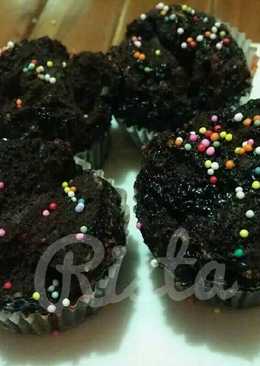 Cupcake kukus coklat lumer