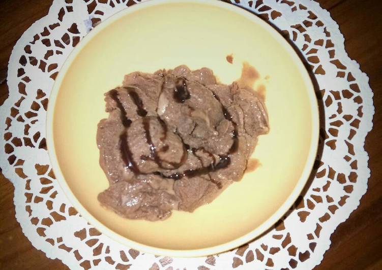 resep makanan Es Krim Coklat lembut enak