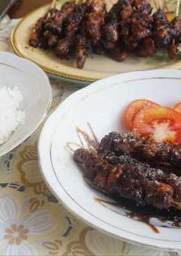 Sate ayam bumbu kecap