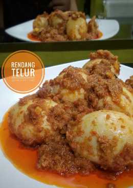 Rendang telur simple