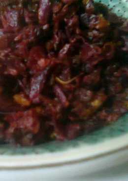 Sambel goreng ubi(telo) pedas kriuk kriuk