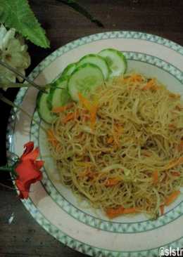 Bihun Goreng Kecap (Oil-Free, Gluten-Free, dan Vegan)