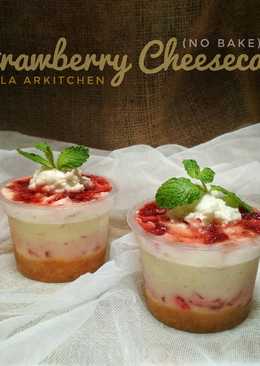 62. Strawberry Cheesecake (no bake) ala ArKitchen