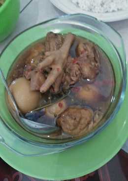 Semur ayam komplit tahu