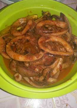 Cumi saus padang non MSG