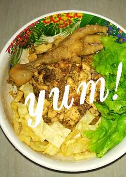 Mie Ayam Jamur Ceker