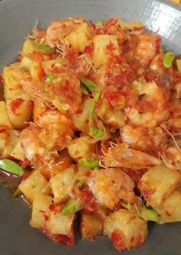 Sambel goreng udang kentang pete