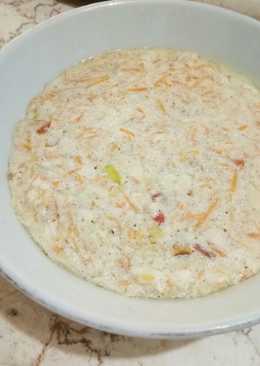 Steam egg sayuran