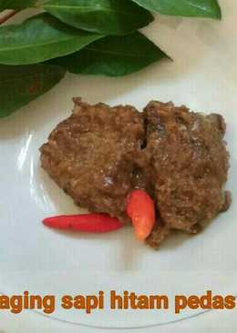 Malbi daging sapi hitam pedas manis#kitaberbagi