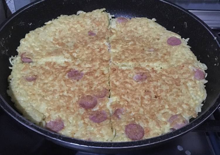 resep Omelet mie