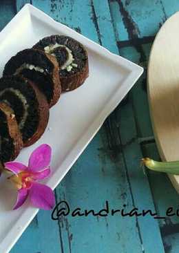 Black Charcoal Terang Bulan Gulung (Martabak Charcoal Gulung)