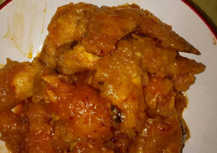 Resep Spicy Chicken Wings Karya Inkha Felicia Fahira