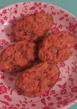 Kentang tumbuk panggang (Baked Mashed Potato)