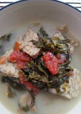 Sayur Daun Singkong Tempe