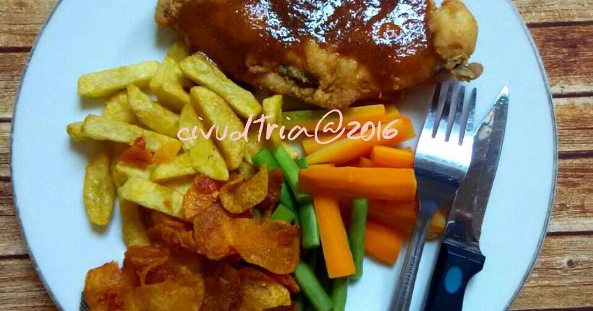 Resep Steak ayam ala Pipit Aditya