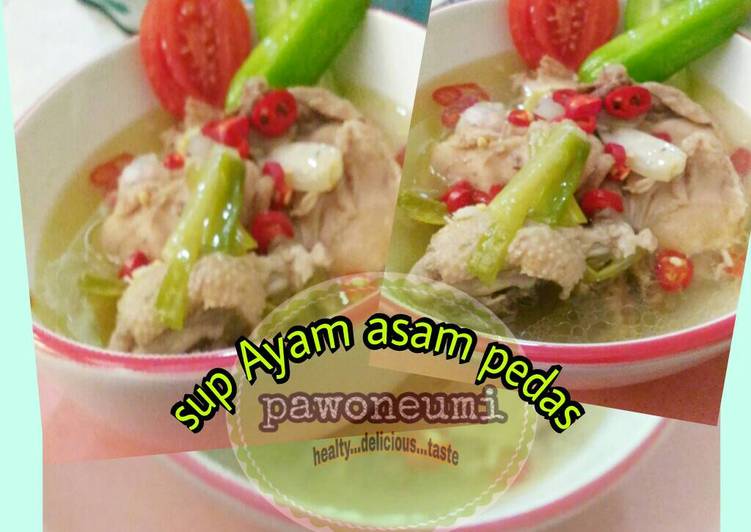 Resep Sup Ayam asam pedas Kiriman dari edisyanti??