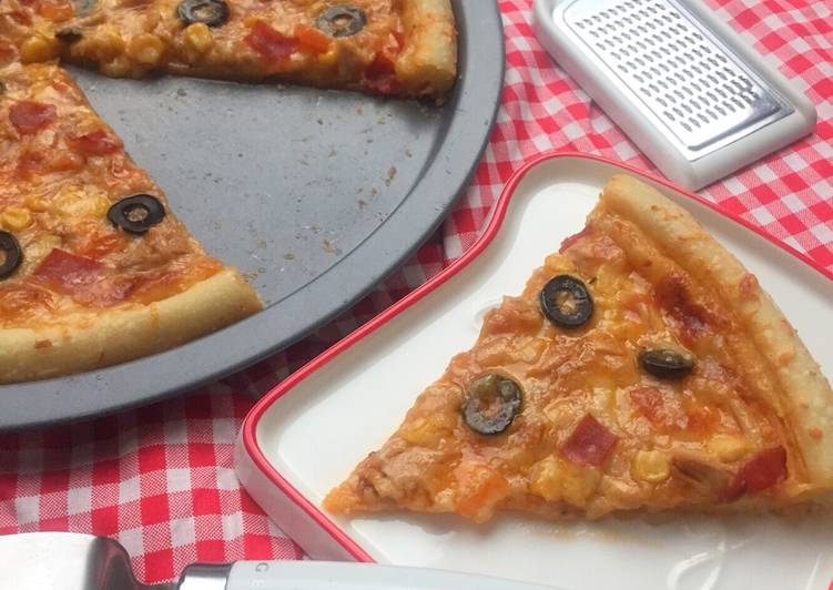 Resep Tuna pizza Karya Imelda Meina