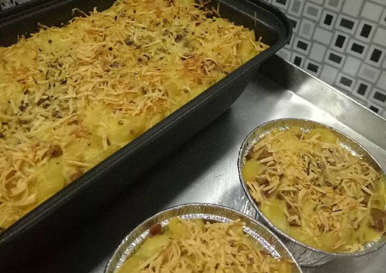 gambar untuk resep Macaroni schotel panggang (cheesy lovers)