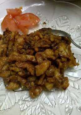 Ayam Oseng cah Madu Garlic