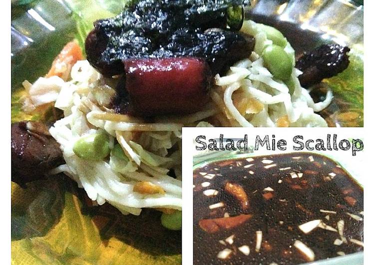 resep makanan Salad Mie Scallop