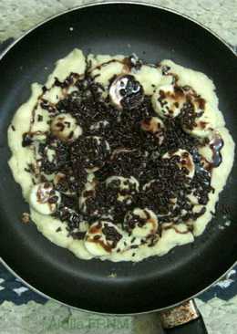 Choco Banana Pizza Teflon