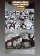 Chocolate crinkles cookies