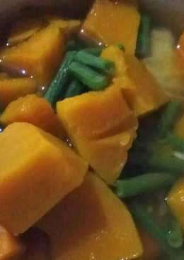 Sayur Bening Kacang Panjang Labu Kuning